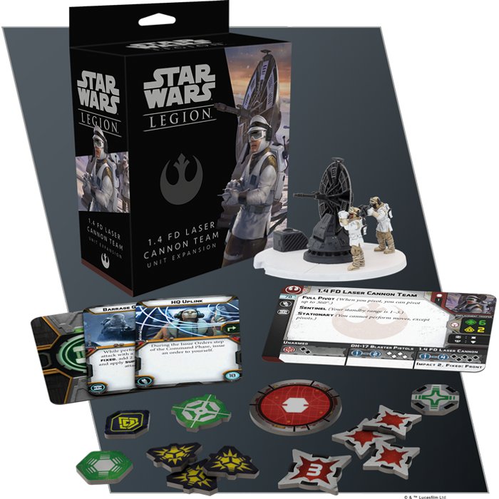 Star Wars Legion - Squadra Cannone Laser 1.4 FD - Versione Italiana/Tedesca